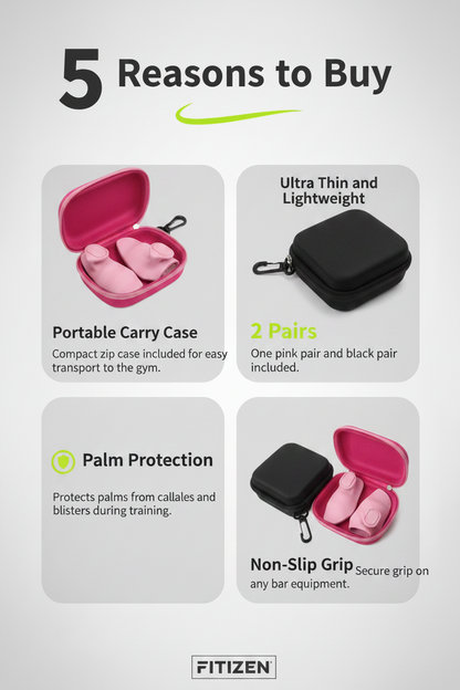 FITIZEN GripTech | Non-Slip Silicone Palm Protectors